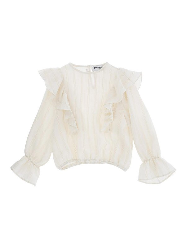 DONDUP: ブラウス - ブラウス - クリーム