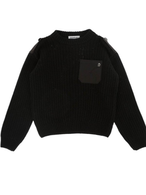 DONDUP: ボートネック online - ボートネック - 黒