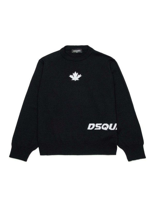 DSQUARED2: ボートネック - ボートネック - 黒