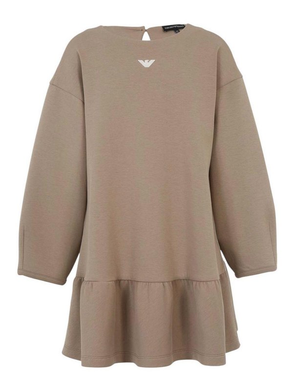 EMPORIO ARMANI: Sweatshirts & Sweaters - Long sleeve sweatshirt dress