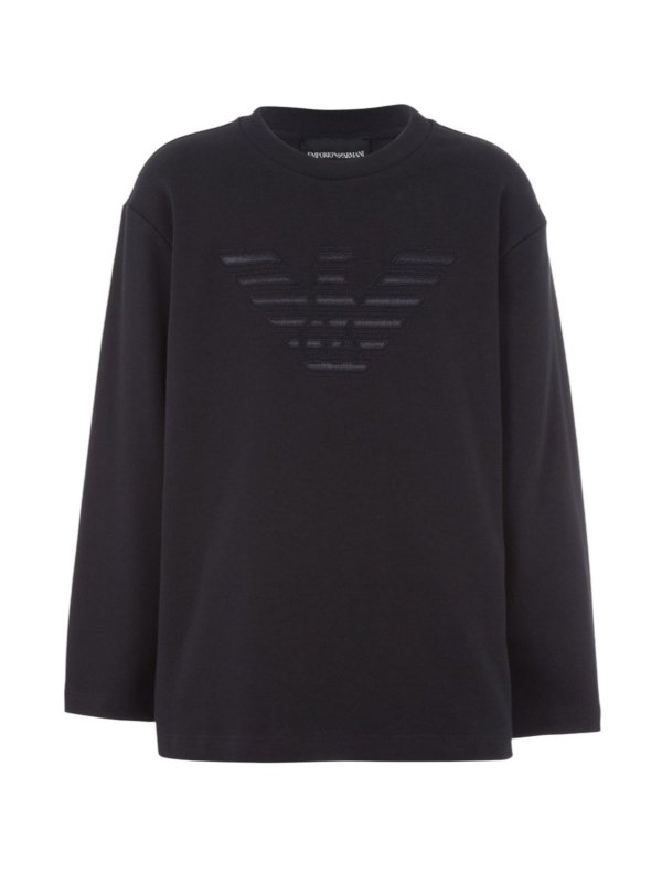 EMPORIO ARMANI: T-shirts online - T-Shirt - Bleu
