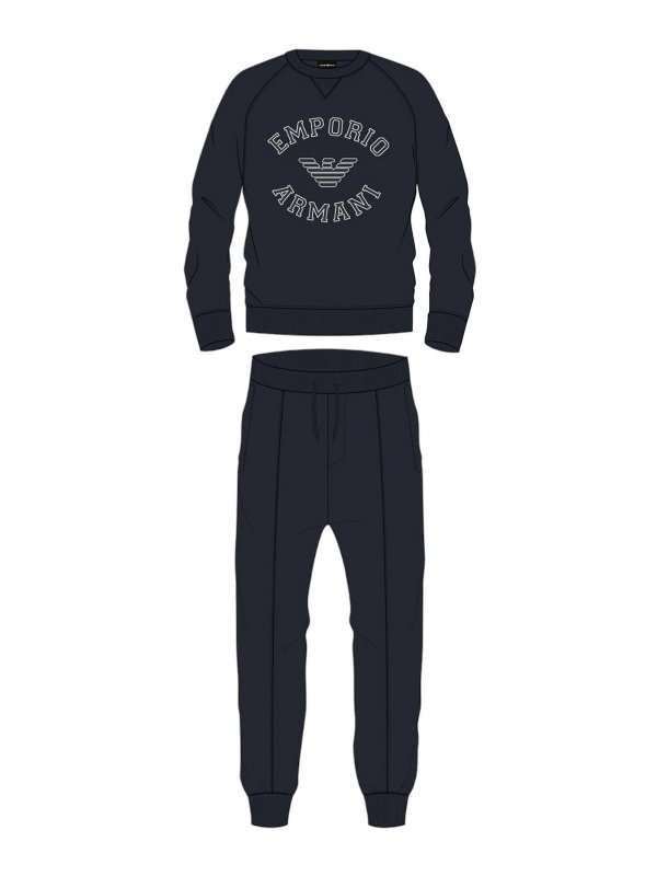 EMPORIO ARMANI: Sweatshirts & Pulls - Sweat-Shirts - Bleu