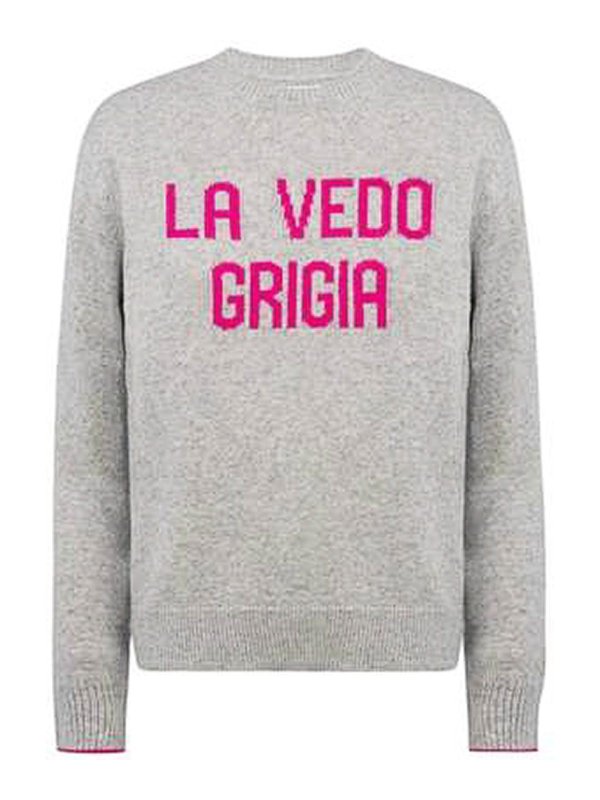 MC2 SAINT BARTH: Suéteres con cuello pico - Suéter Cuello Redondo - Gris