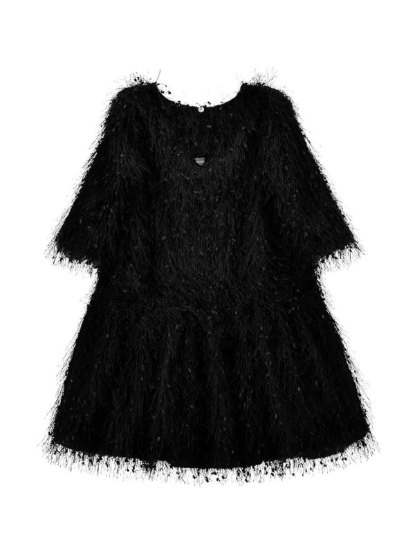 MONNALISA: ニーレングスドレス online - 膝丈ドレス - 黒