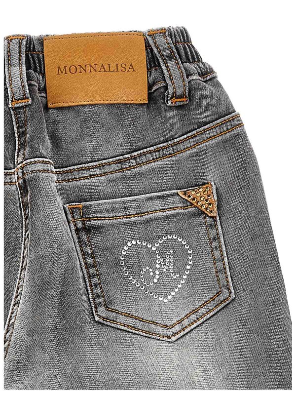 Bootcut Jeans - Grau shop online: MONNALISA