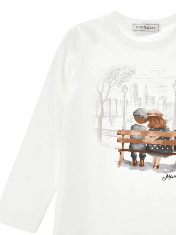 T-Shirt - Weiß shop online: MONNALISA