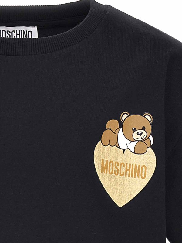 The Best Shops Moschino Kids: T-shirts - T-Shirt - Schwarz