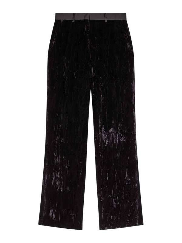 PAUL SMITH: casual trousers - Stopiciated woman velvet trousers
