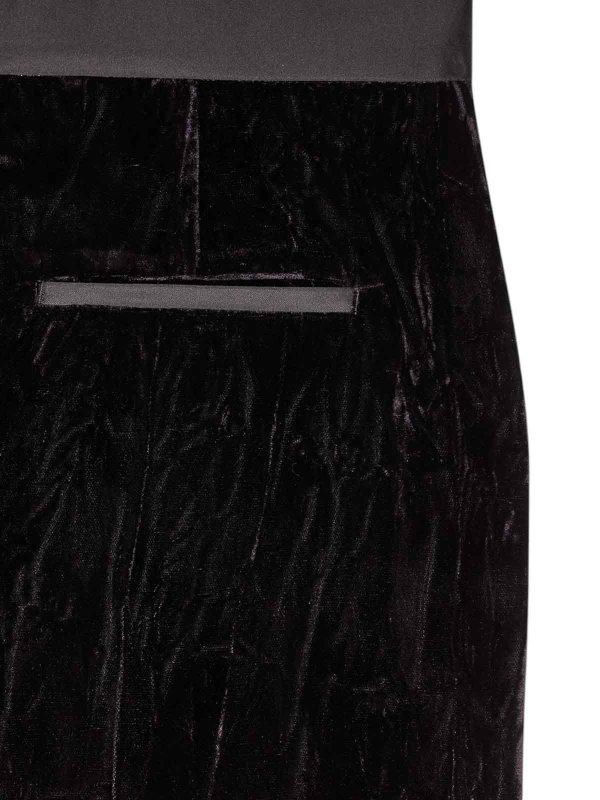 The Best Shops PAUL SMITH: casual trousers - Stopiciated woman velvet trousers