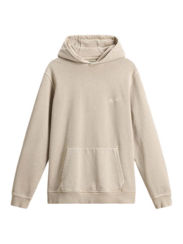 WOOLRICH: Sudaderas y suéteres - Sudadera - Beis