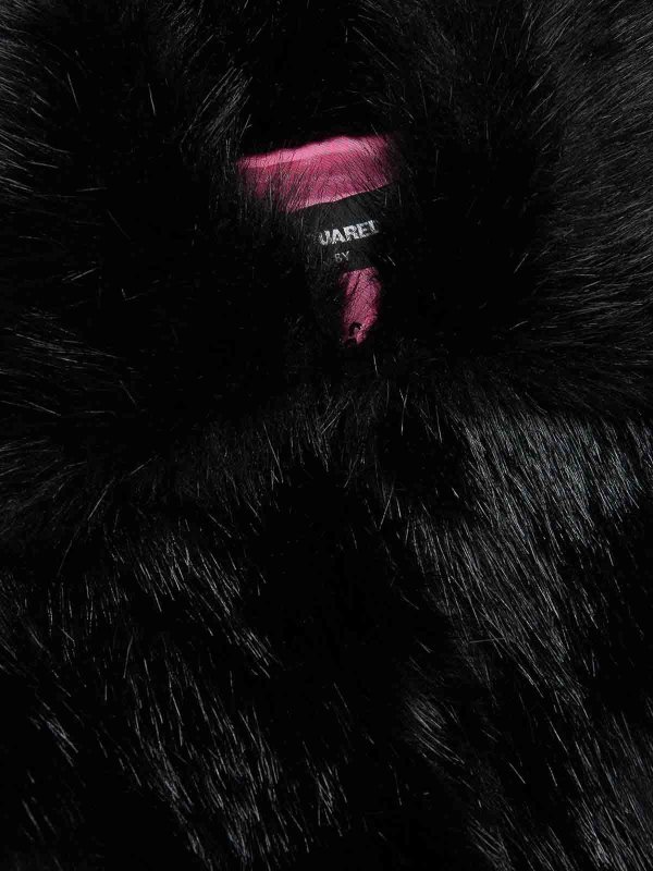 The Best Shops DSQUARED2: Fourrure - Manteau En Fourrure - Noir