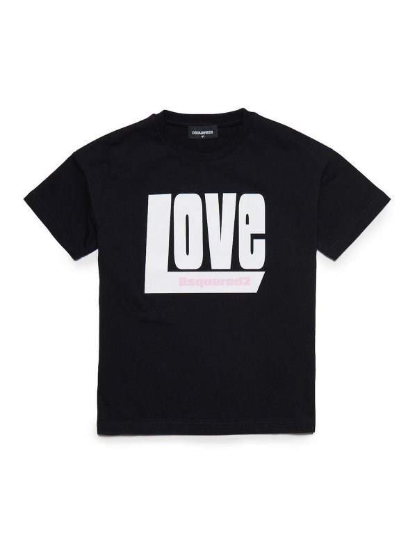 DSQUARED2: T-shirts - T-Shirt - Schwarz