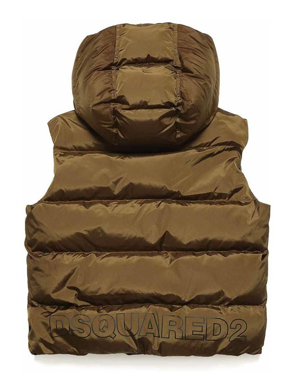 DSQUARED2: padded coats online - Gile quilted