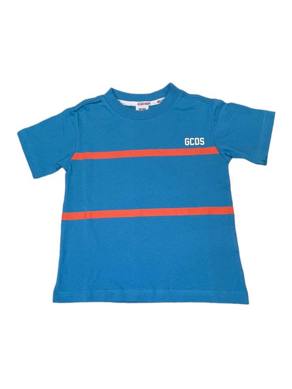 GCDS: T-shirts - T-Shirt - Bleu