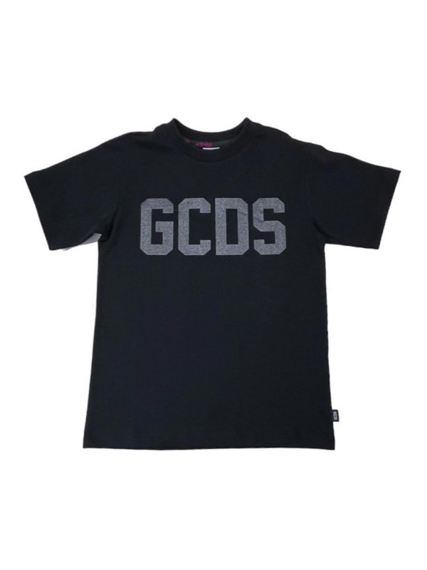 GCDS: Camisetas - Camiseta - Negro