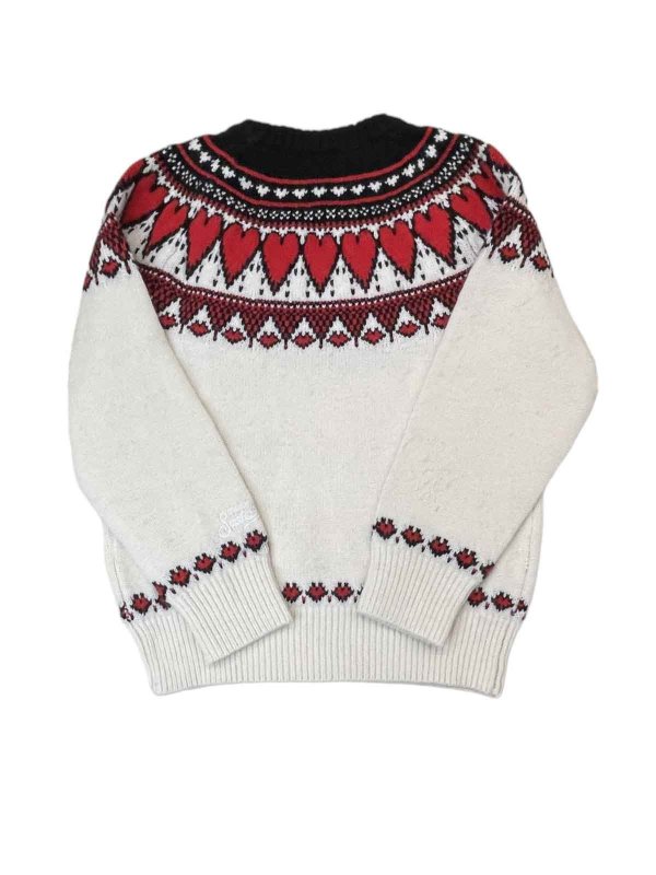 MC2 SAINT BARTH: Suéteres con cuello pico online - Suéter Cuello Redondo - Blanco