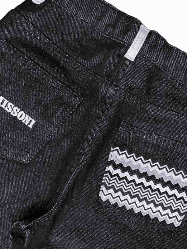 The Best Shops Missoni Kids: bootcut jeans - Jeans Denim Nero