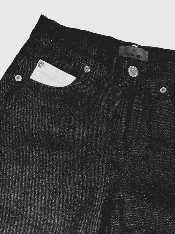 Jeans Denim Nero shop online: Missoni Kids