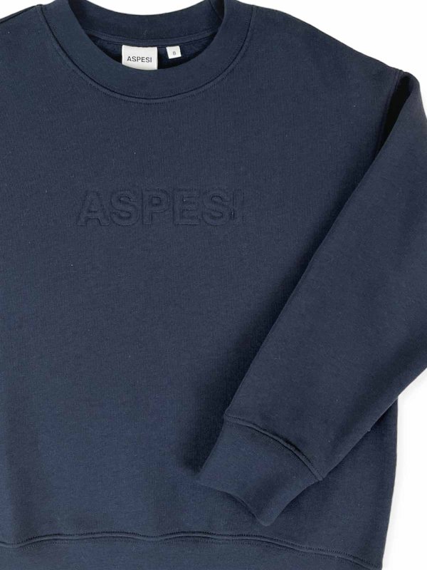 The Best Shops ASPESI: Sudaderas y suéteres - Sudadera - Azul