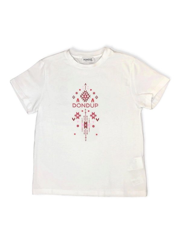 DONDUP: T-shirts - T-Shirt - Weiß