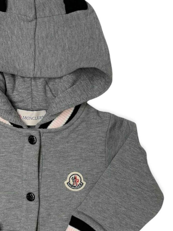 The Best Shops MONCLER JR: スウェット＆セーター - スウェットシャツ/セーター - グレー