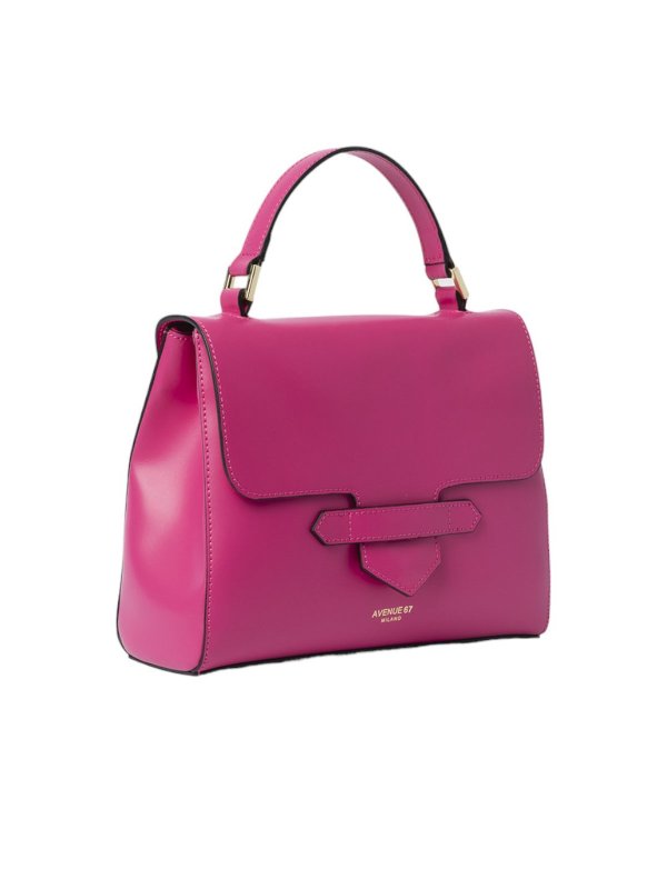 AVENUE67: cross body bags online - Clotilde bag in leather cm 25x20x10 cm