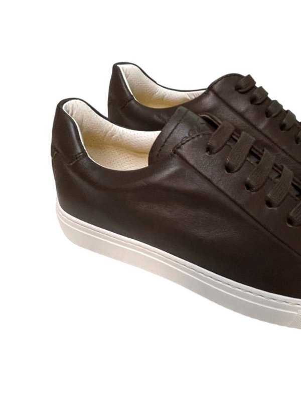 Sneaker in very soft skin shop online: Doucal