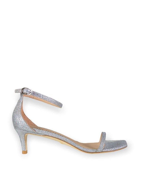 Stuart Weitzman: Sandalias - Sandalias - Plata