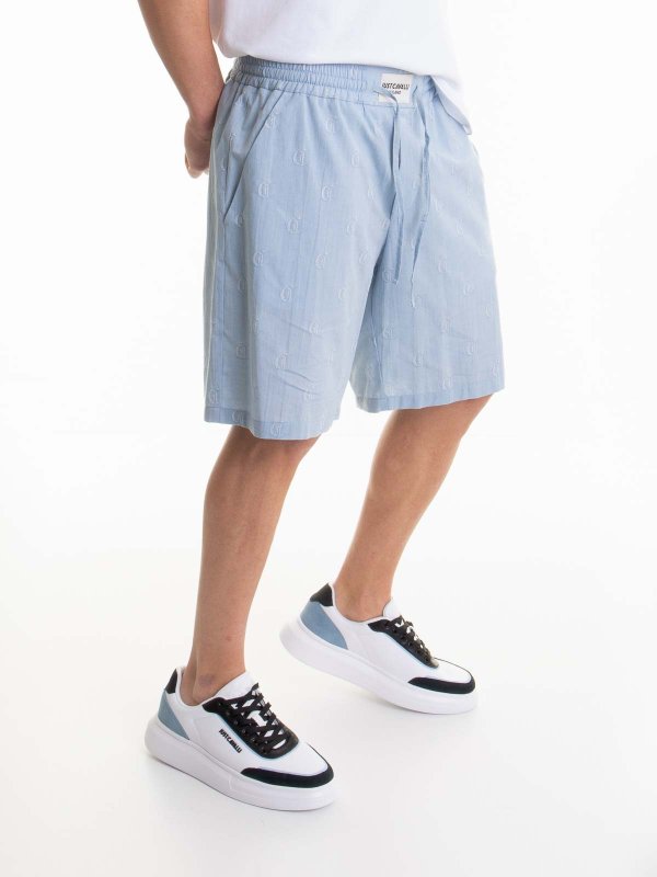 JUST CAVALLI: トラウザーショーツ online - ショートパンツ - ライトブルー