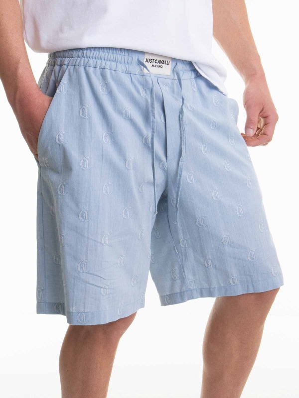 JUST CAVALLI buy online ショートパンツ - ライトブルー