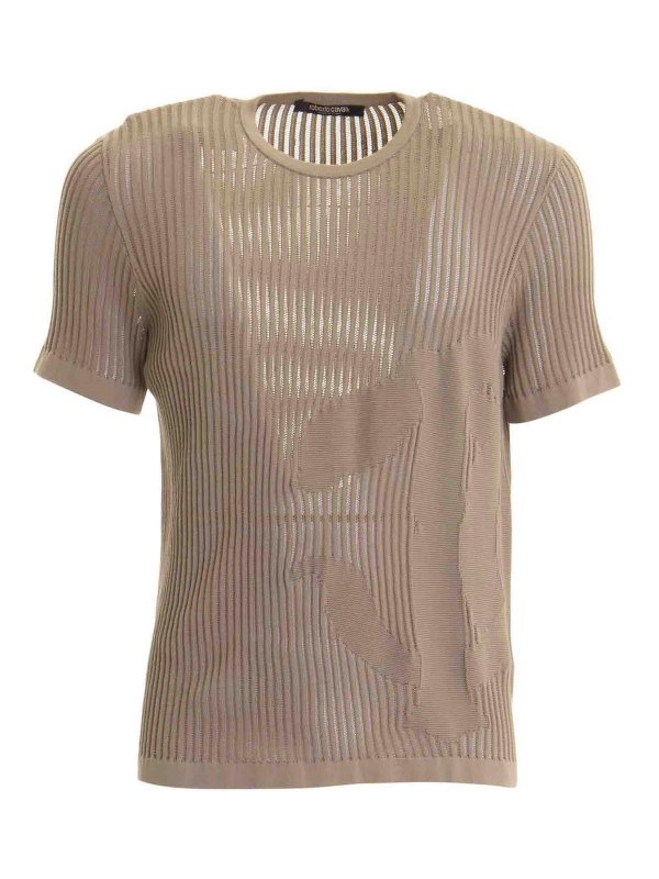 ROBERTO CAVALLI: T-shirts - T-Shirt - Grün