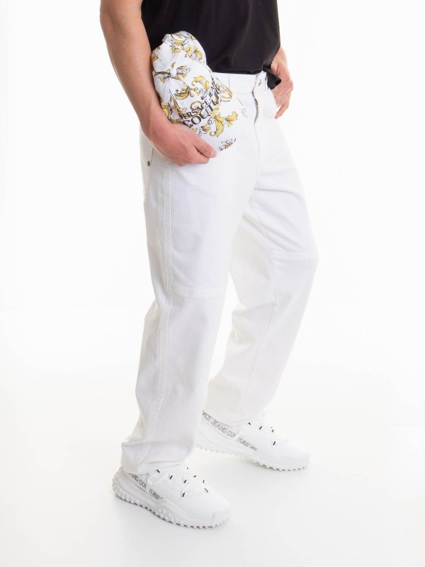 The Best Shops Versace Jeans Couture: Jeans boot-cut - Jeans Boot-Cut - Blanco