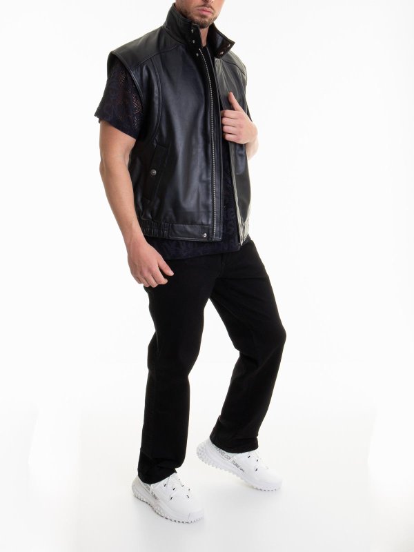 Versace Jeans Couture: Chalecos  online - Chaleco - Negro