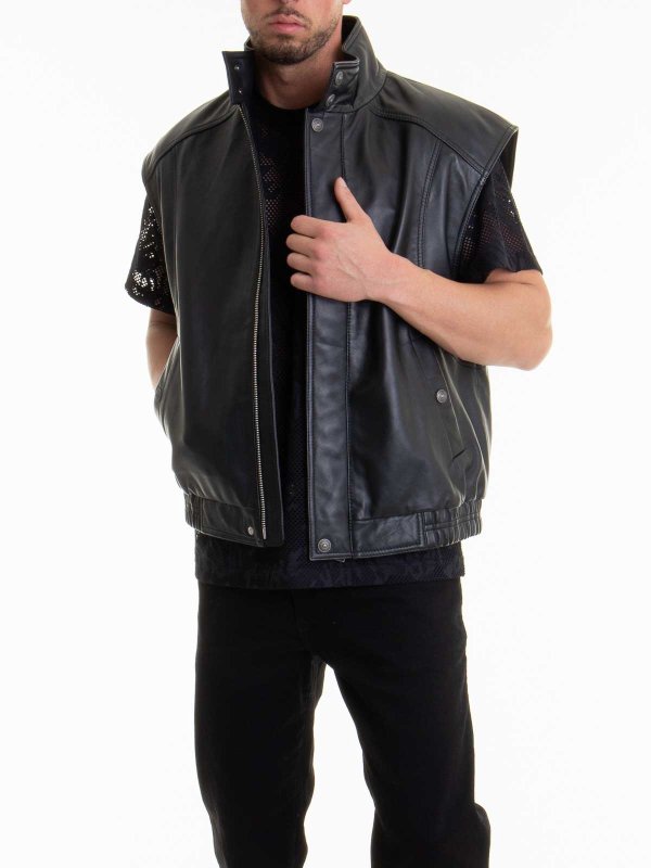 The Best Shops Versace Jeans Couture: Chalecos  - Chaleco - Negro