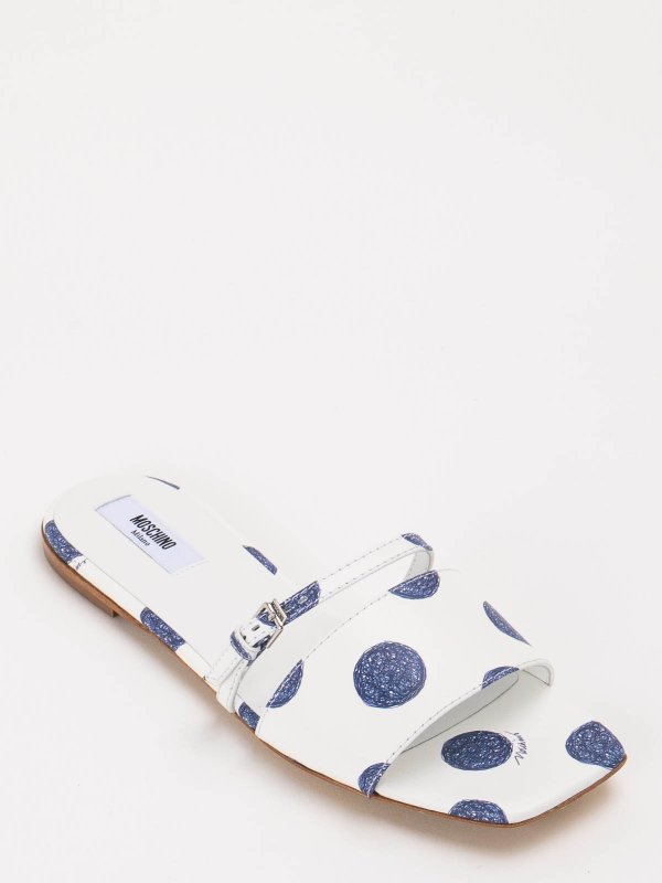 The Best Shops MOSCHINO: Mocassins & Chaussures bateau - Mocassins - Blanc