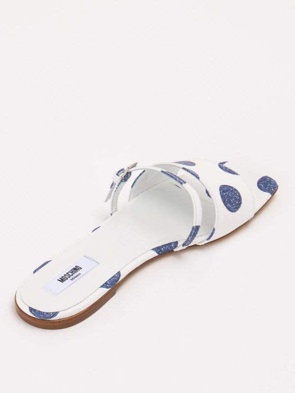 Mocassins - Blanc shop online: MOSCHINO