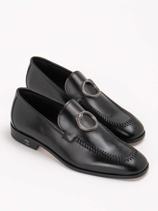 ROBERTO CAVALLI: Mokassins und Slippers online - Mokassins - Schwarz