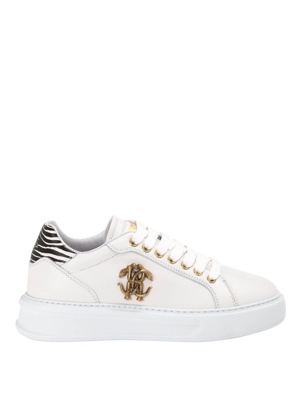ROBERTO CAVALLI: Zapatillas - Zapatillas - Blanco