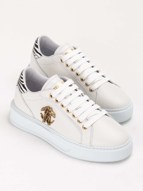 ROBERTO CAVALLI: Zapatillas online - Zapatillas - Blanco