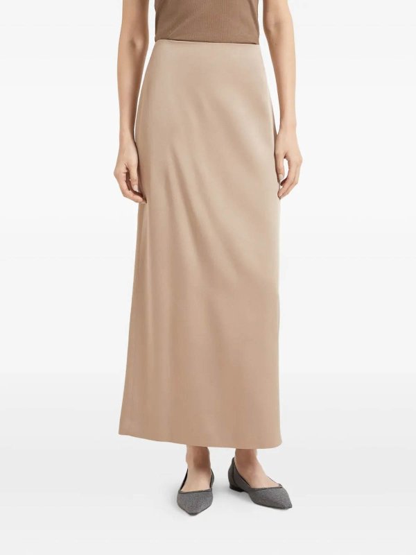 BRUNELLO CUCINELLI: Jupes midi et au genou online - Jupe Midi - Beige