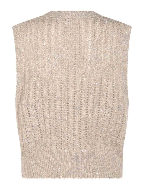 BRUNELLO CUCINELLI: Westen online - Weste - Weiß