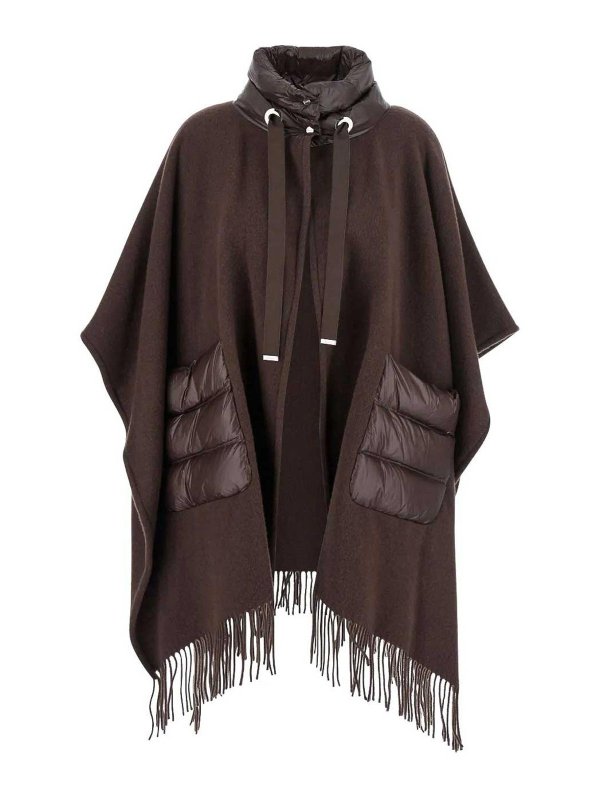 HERNO: knee length coats - Giaccone Mantella with Ultralight Resort HDM