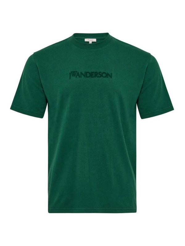 J.W. ANDERSON: t-shirts - Logo Embroidery T-Shirt