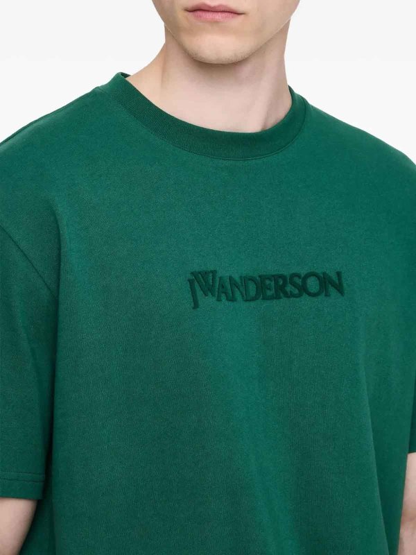 J.W. ANDERSON: t-shirts online - Logo Embroidery T-Shirt