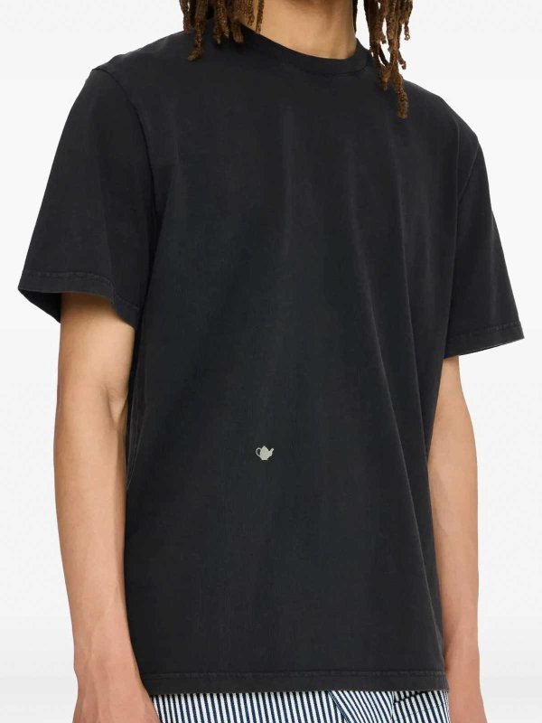 J.W. ANDERSON: t-shirts online - Contrast Embroidery Tee