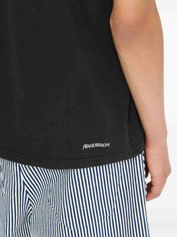 Contrast Embroidery Tee shop online: J.W. ANDERSON