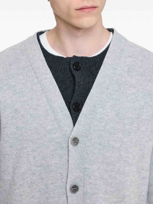 J.W. ANDERSON: cardigans online - Double Layer Cardigan