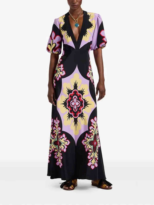 The Best Shops LA DOUBLEJ: Knielange Kleider - Knielanges Kleid - Lila