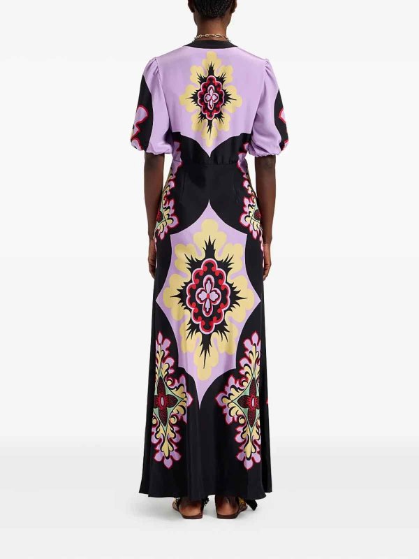 Knielanges Kleid - Lila shop online: LA DOUBLEJ