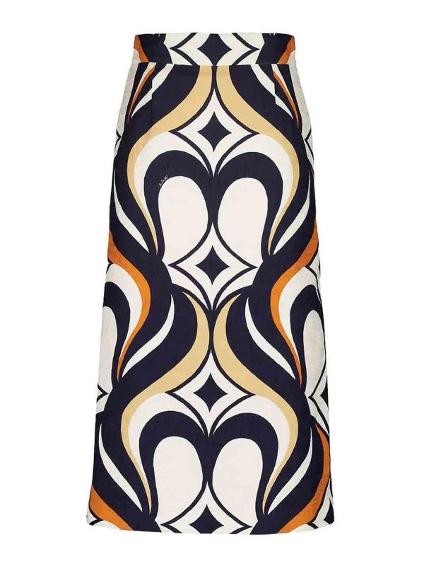 LA DOUBLEJ: Knielange und Midi Röcke - Midirock - Beige